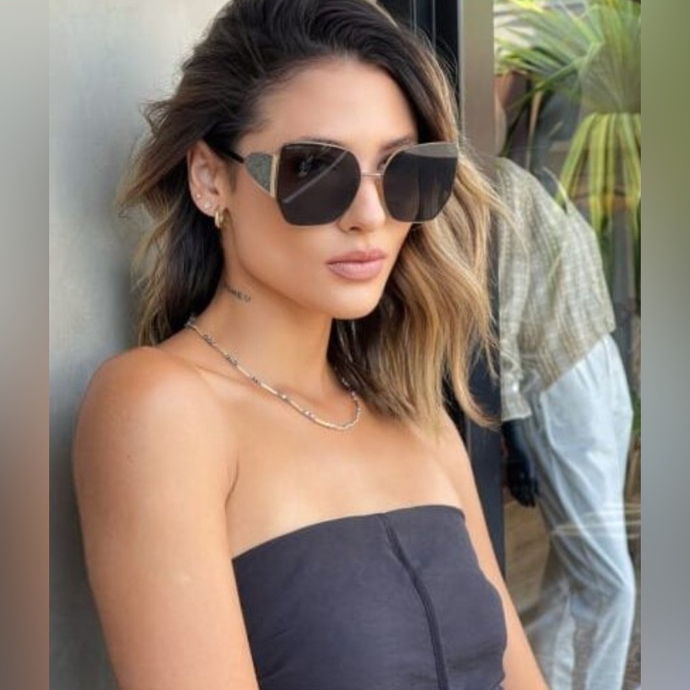 NEW Jimmy Choo Black Sunglasses Elegant Accessories
